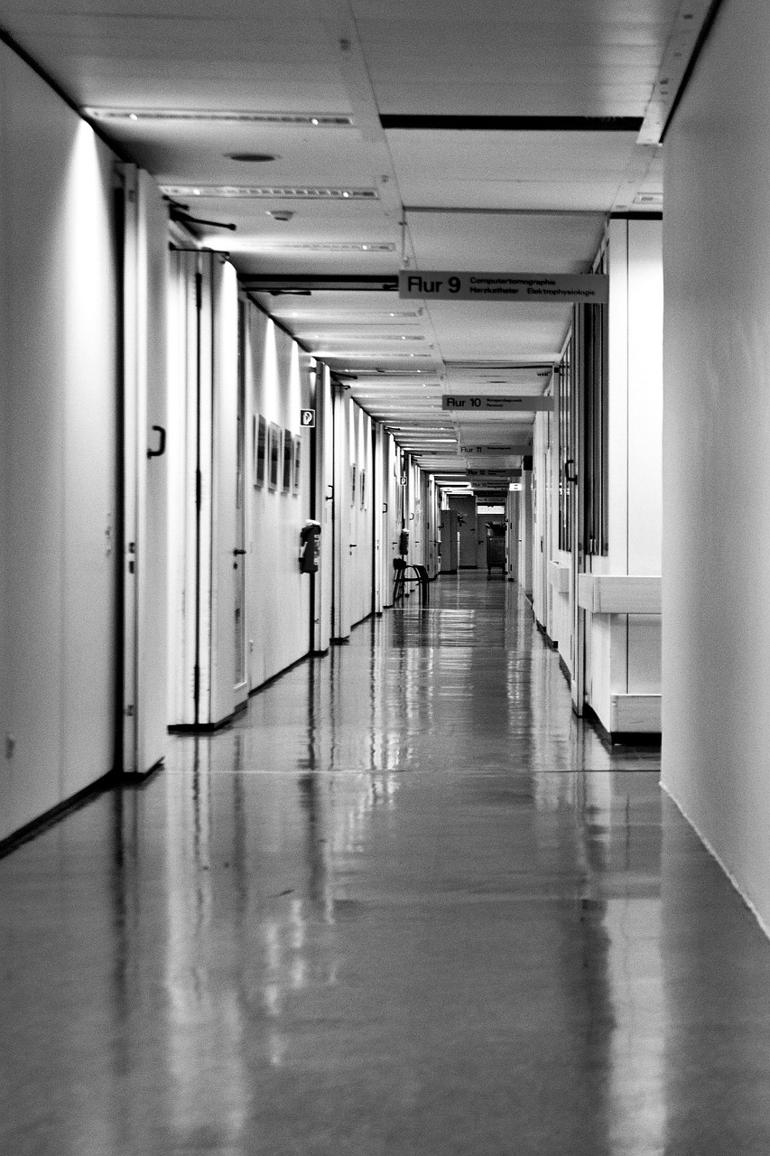 NeuroAxion Hospital Modern Corridors