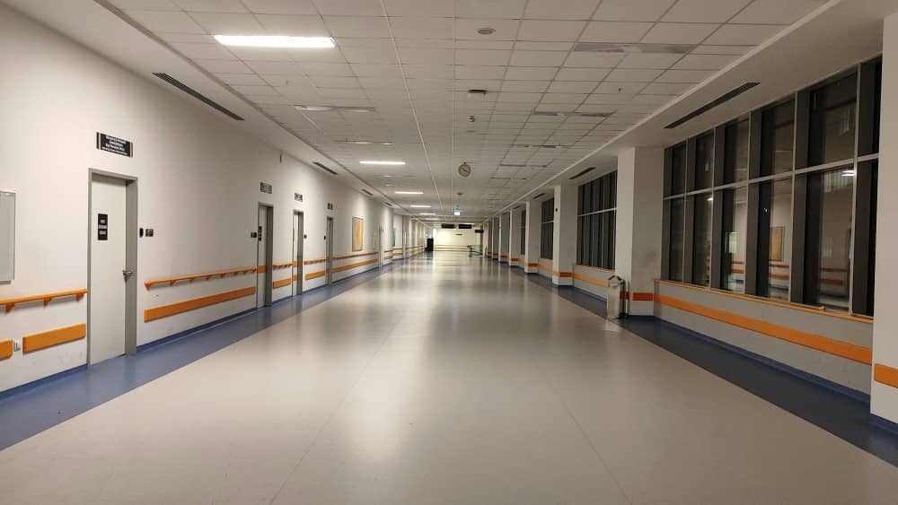 Modern Hospital Corridor Design